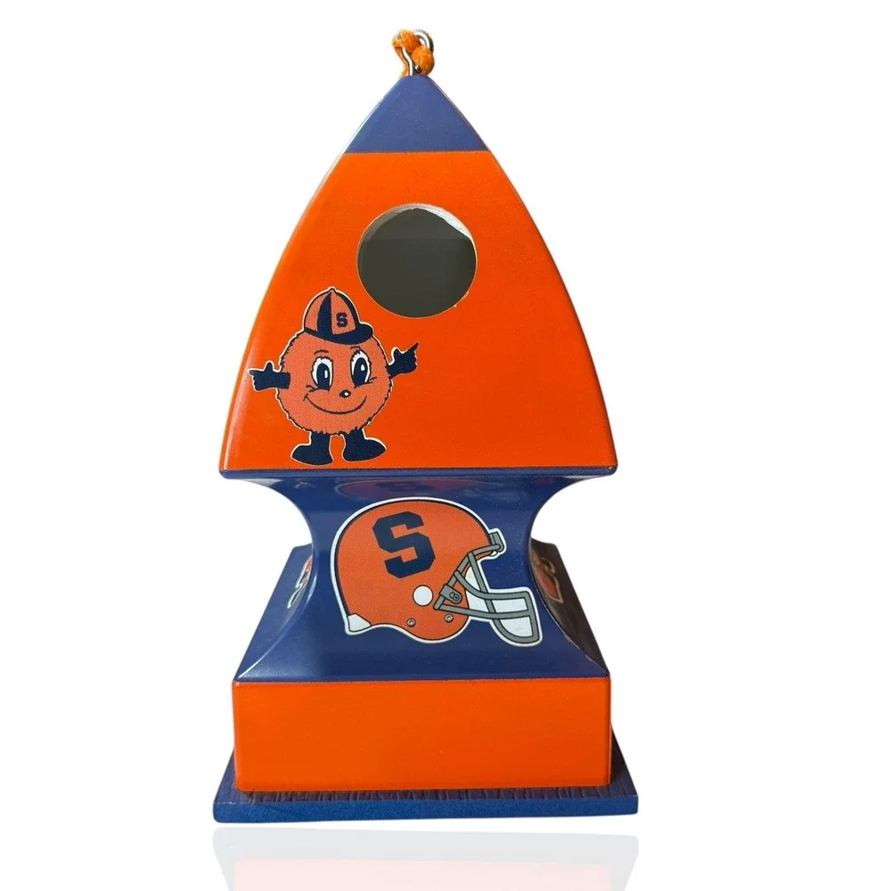 Syracuse University Football Bird House Homemade Buoy Shape NCAA‎ Otto SU NY